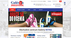 Desktop Screenshot of nitra.ocgaleria.sk